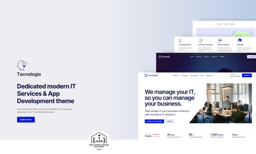 Technology & Gadget WordPress Website Themes